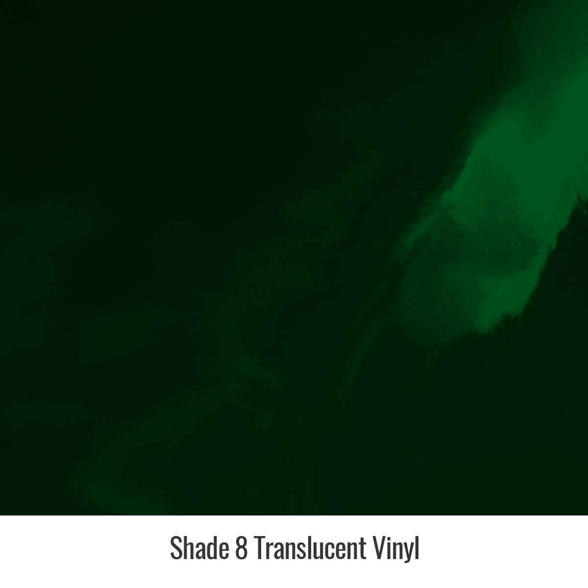 Black Stallion 14 mil Shade 8 translucent green vinyl, flame-resistant NFPA 701, for welding screens.