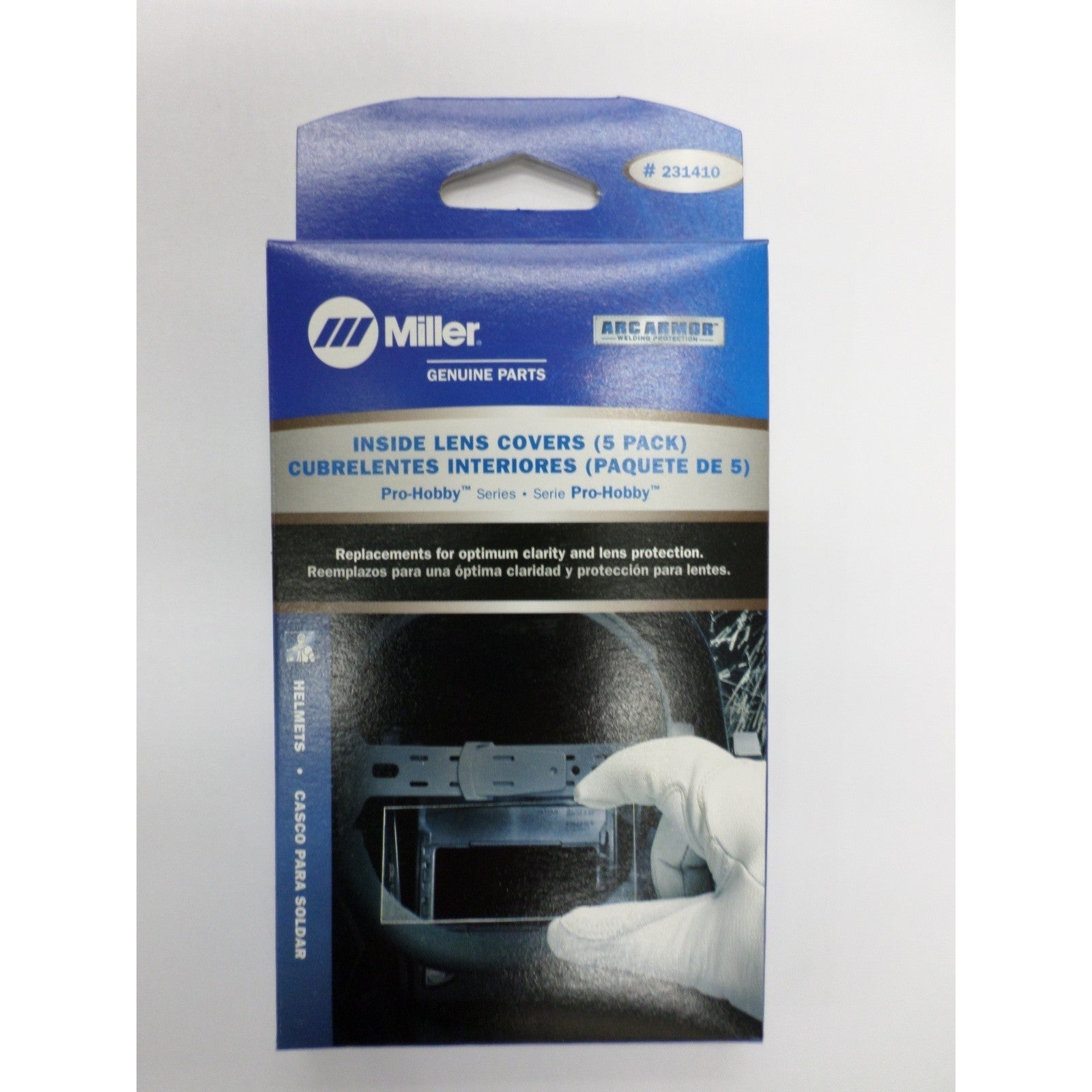 Miller Pro-Hobby Clear Inside Cover Lens Pkg/5 (231410)