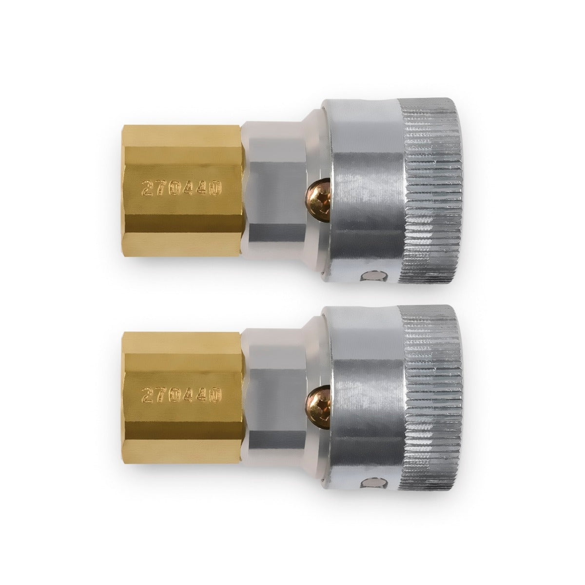 Miller SAR 1/4" NPT Steel Hose Socket (Schrader) Pkg/2 (270440)