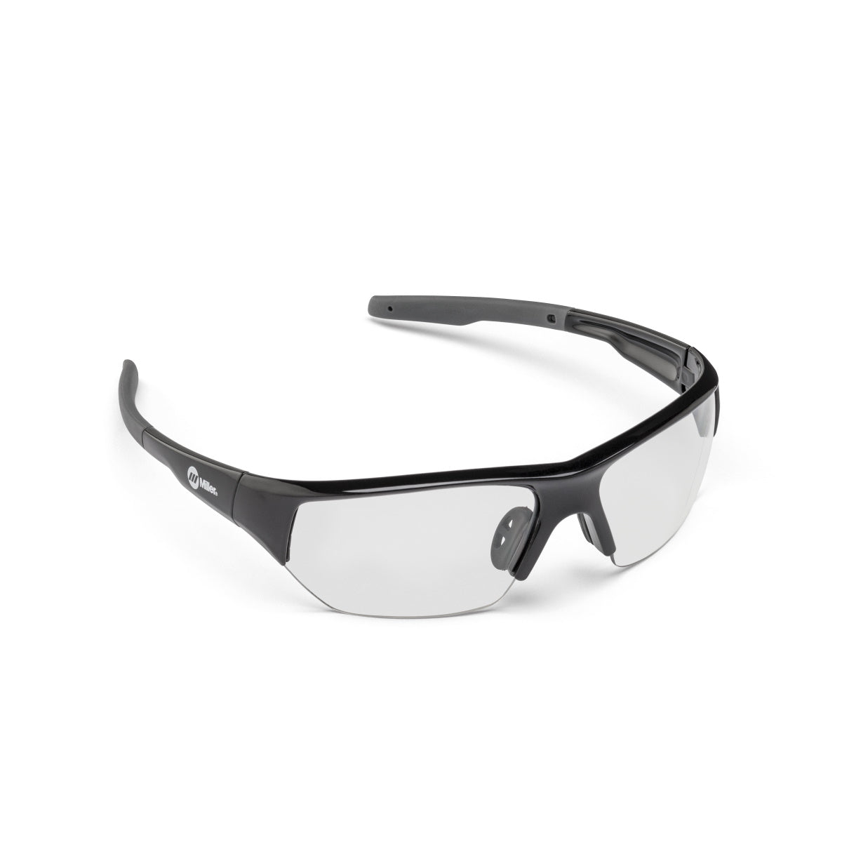 Miller Black Frame Clear Lens Safety Glasses (272191)