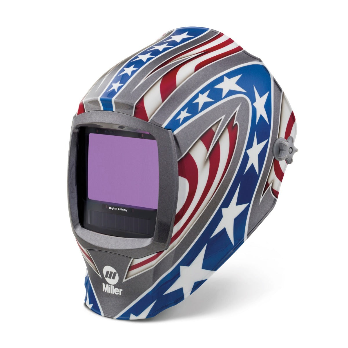 Miller Digital Infinity Stars and Stripes Welding Helmet w/ClearLight 2.0 Lens (288420)