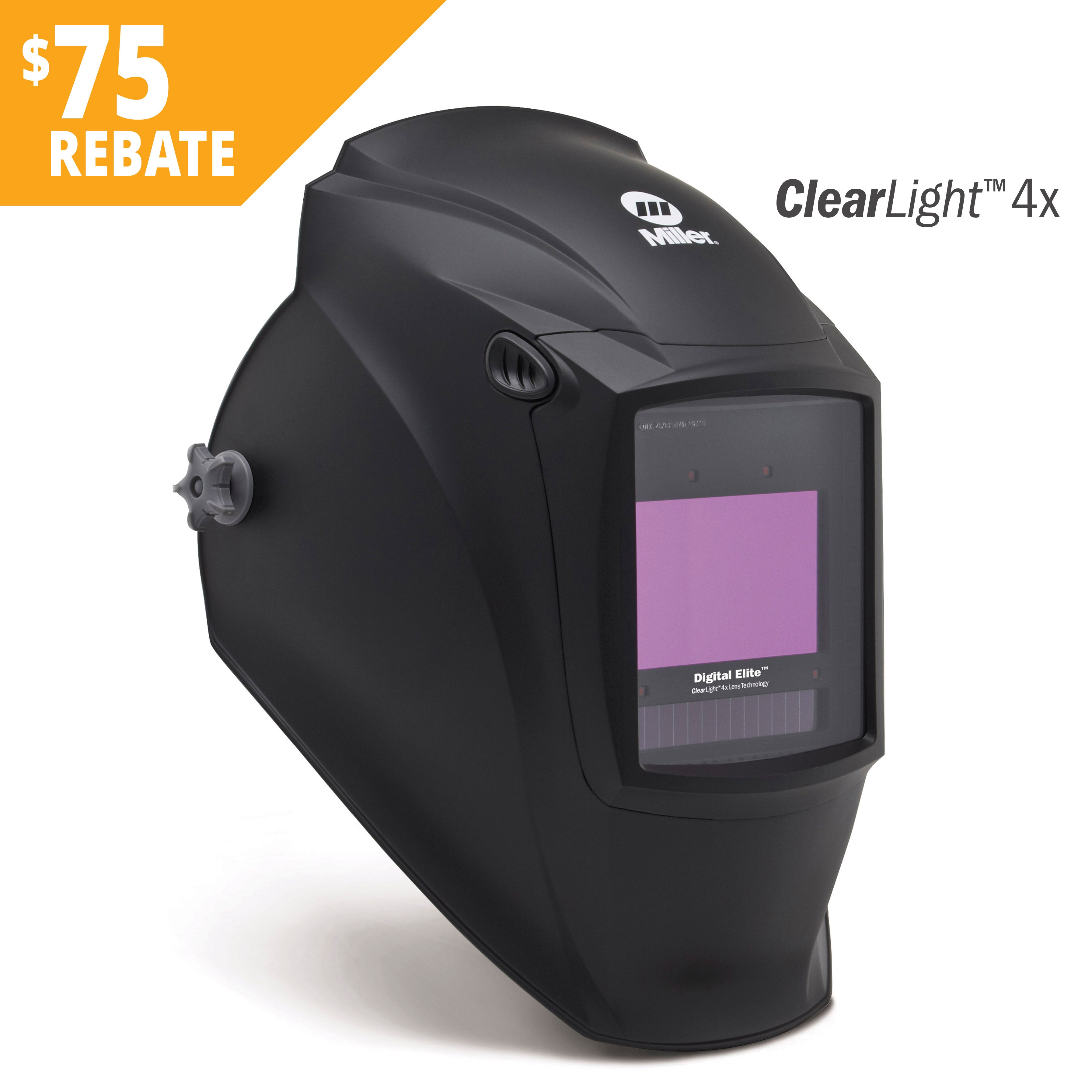miller digital elite black welding helmet