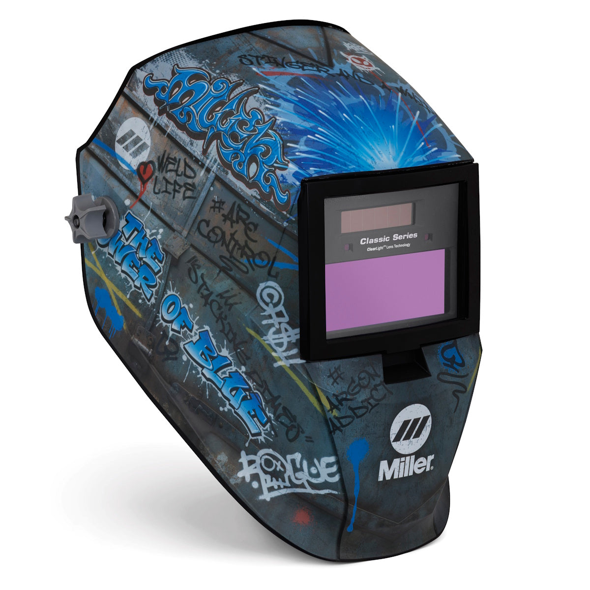 Miller Classic Series Street Sparks Welding Helmet with ClearLight Lens (299618)
