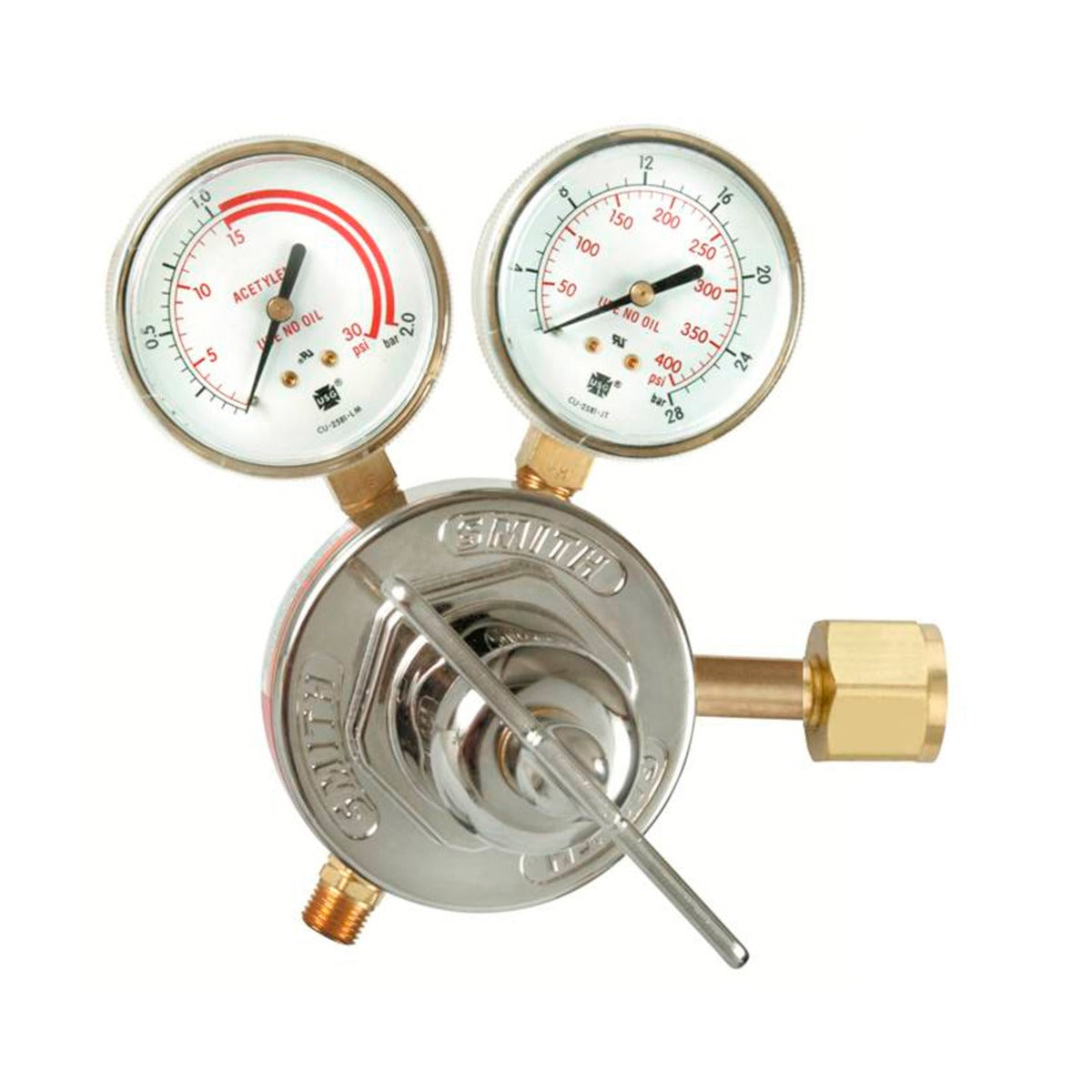 Miller | Smith HD Single Stage Series 40 Acetylene Regulator (40-15-XXX)