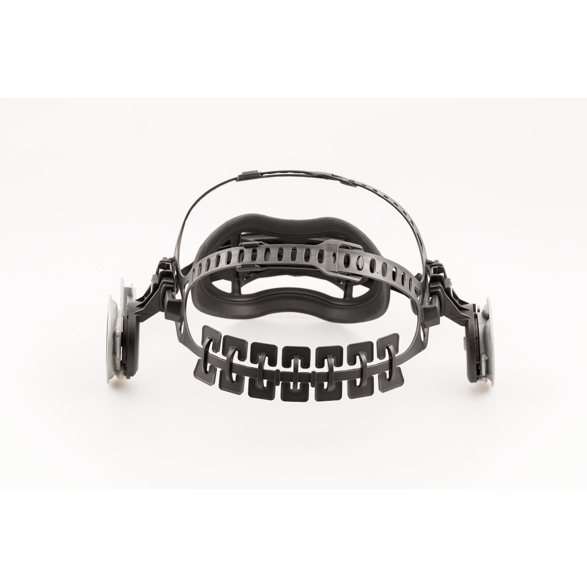 3M Speedglas G5 Replacement Headgear, 46-0400-51, black adjustable headgear with comfort pad, front view on white background.