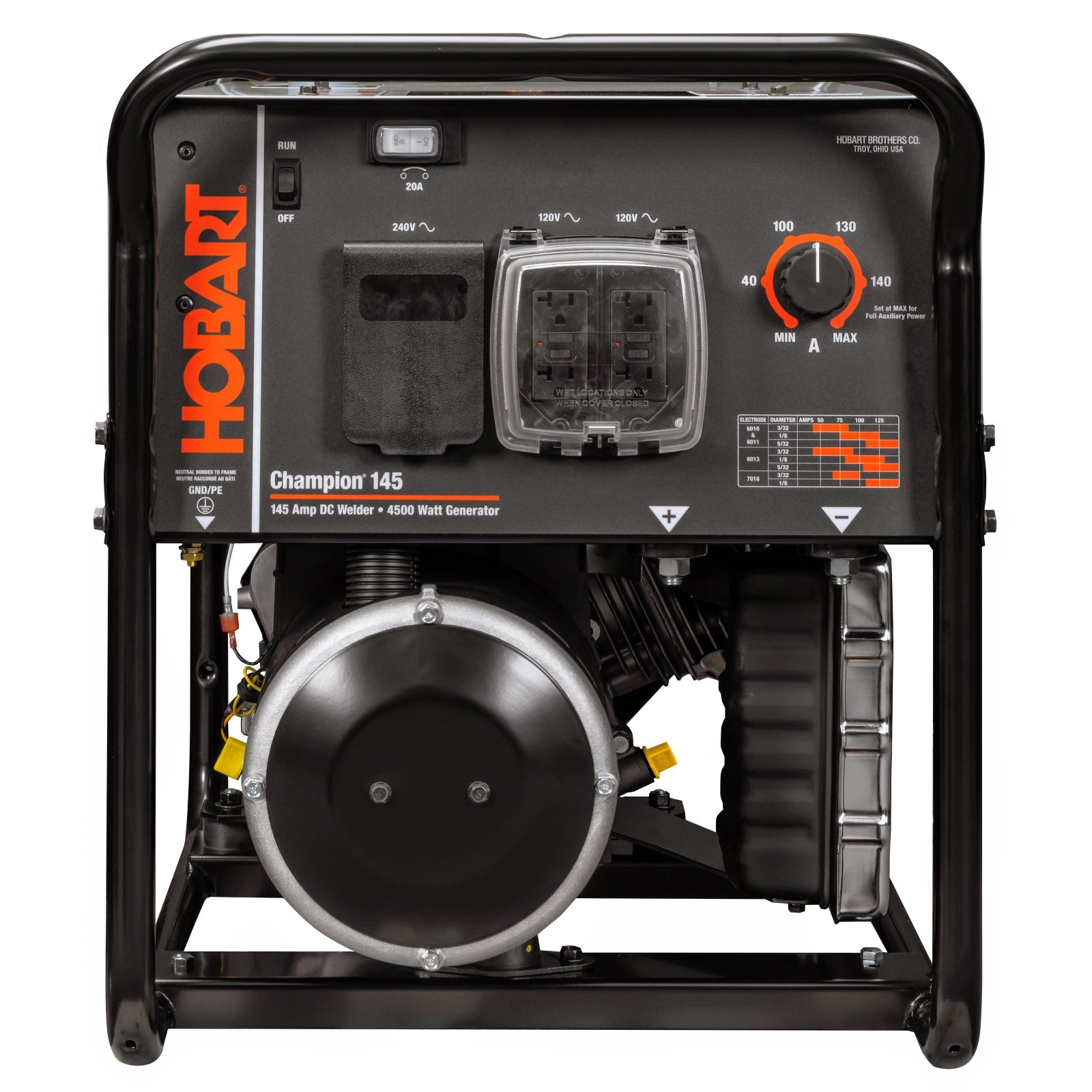 Hobart 145 Welder Generator Specs www.weldingsuppliesfromioc.com