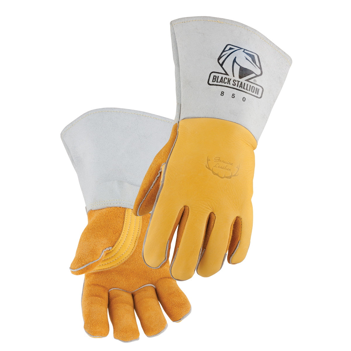 Revco Black Stallion Elkskin Stick Gloves w/Nomex Lined Back (850)