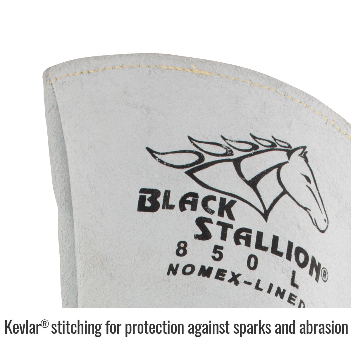 Revco Black Stallion Elkskin Stick Gloves w/Nomex Lined Back (850)