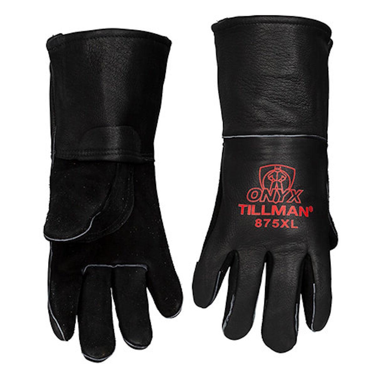 Tillman 875 Onyx Top Grain Elkskin Welding Gloves (Black)