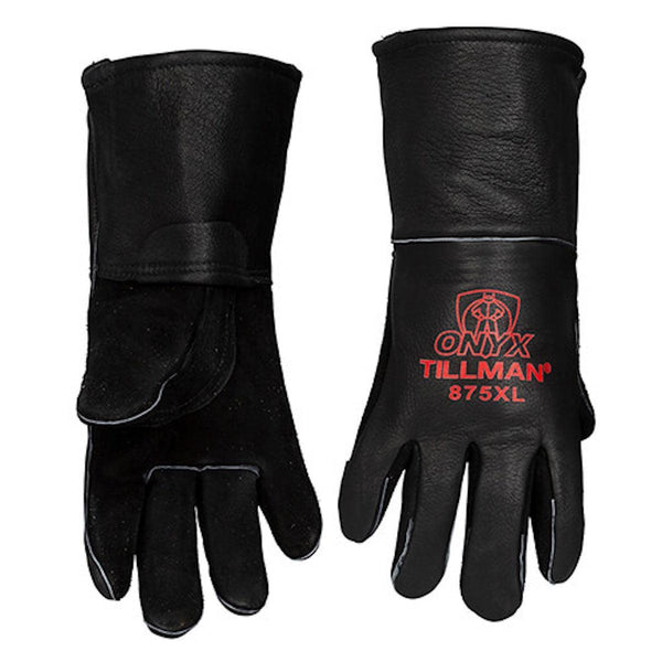 Tillman 875 Onyx Top Grain Elkskin Welding Gloves (Black)