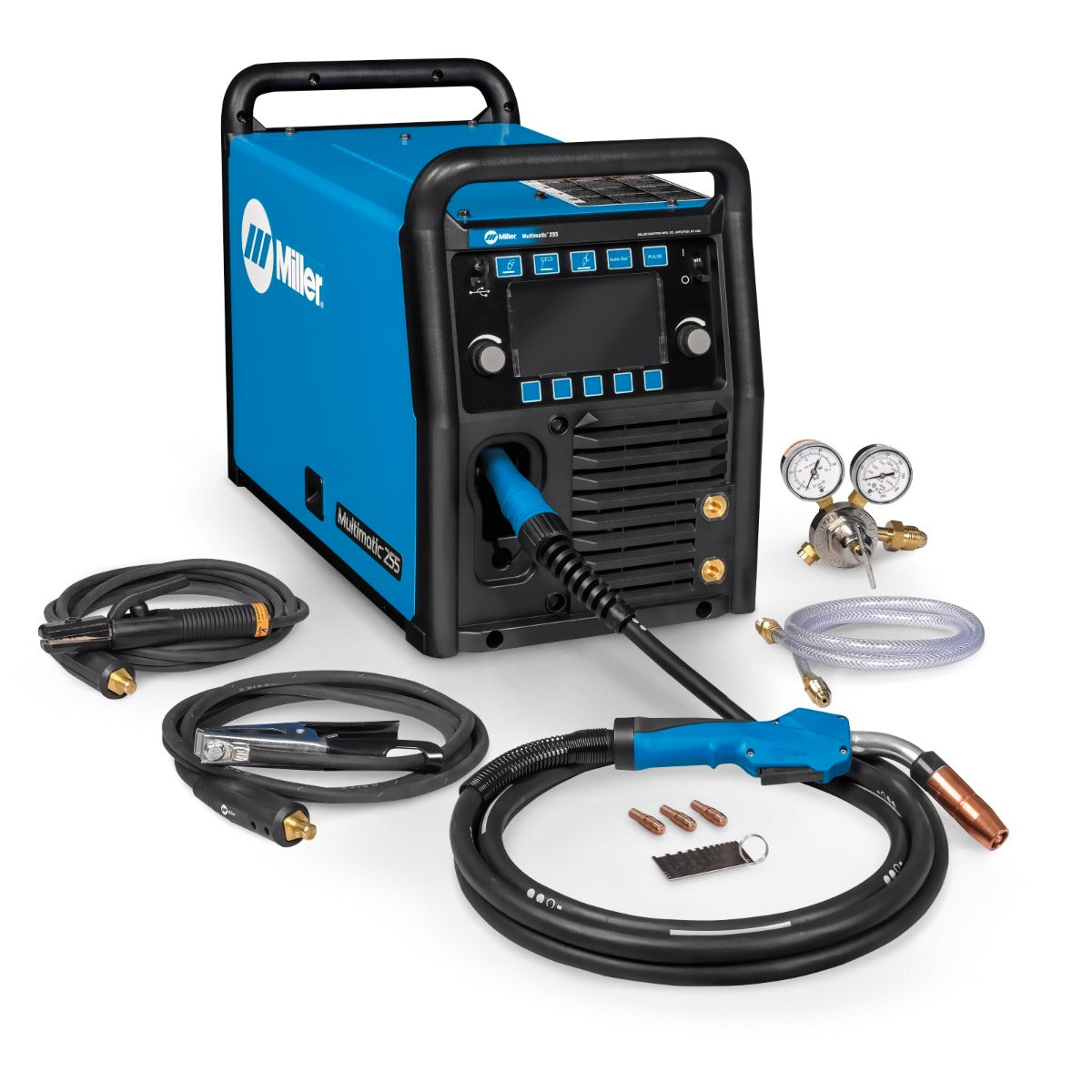 Miller Multimatic 255 Pulsed Multiprocess Welder w/Running Gear and TIG Kit (951768)