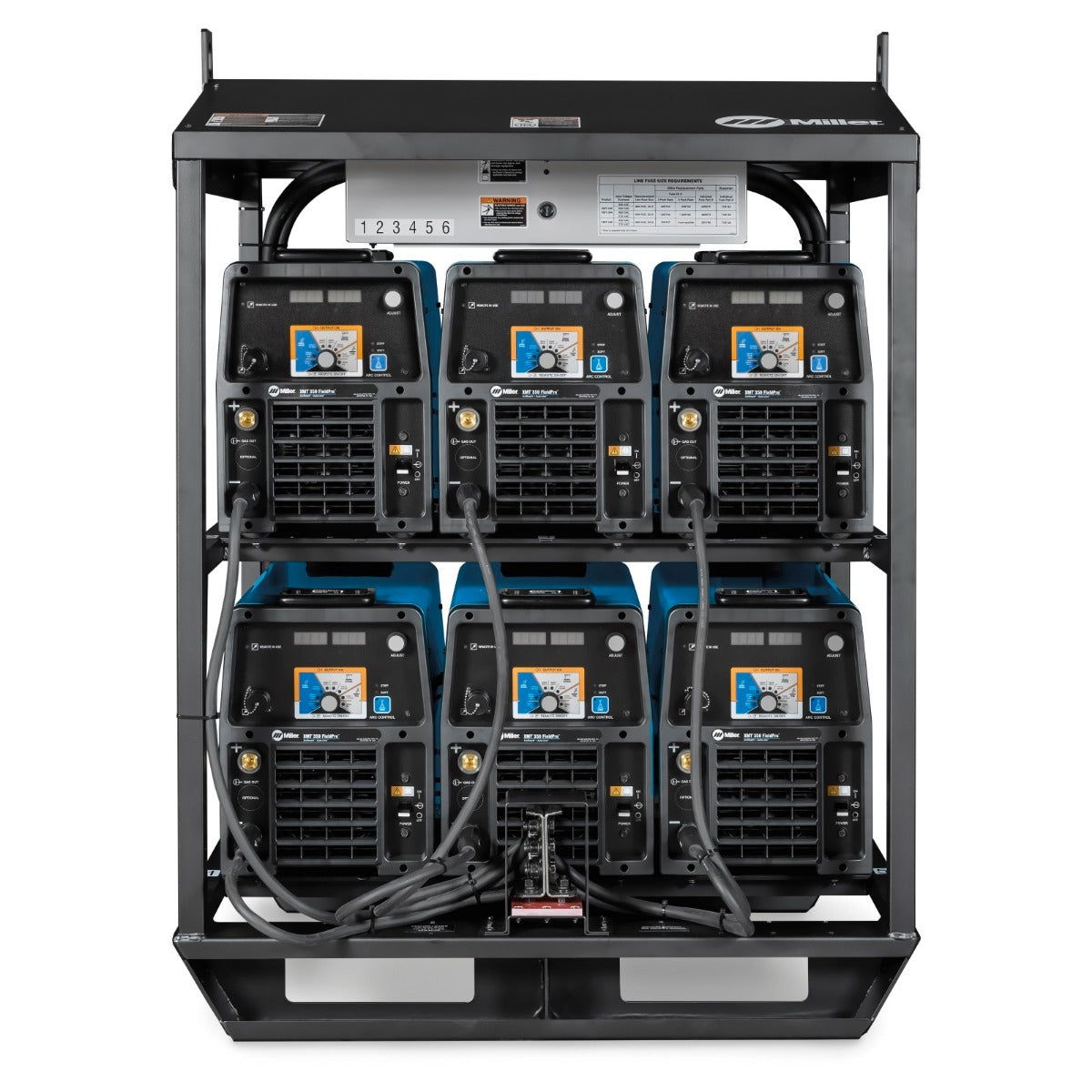 Miller XMT 350 FieldPro ArcReach 6-Pack Rack for sale (907740) Buy at ...