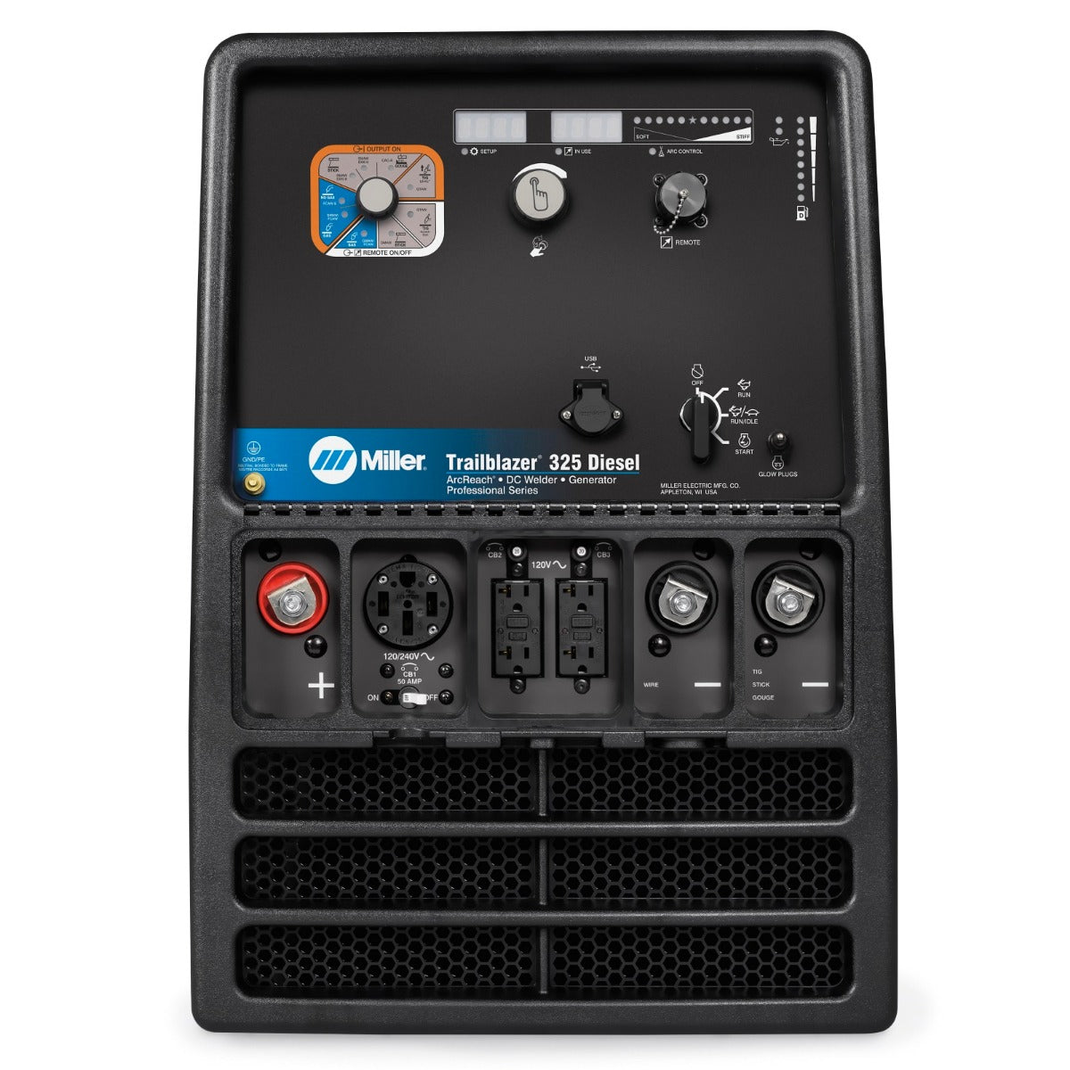 Miller Trailblazer 325 Diesel w/ArcReach, Excel Power, GFCI (907755003)