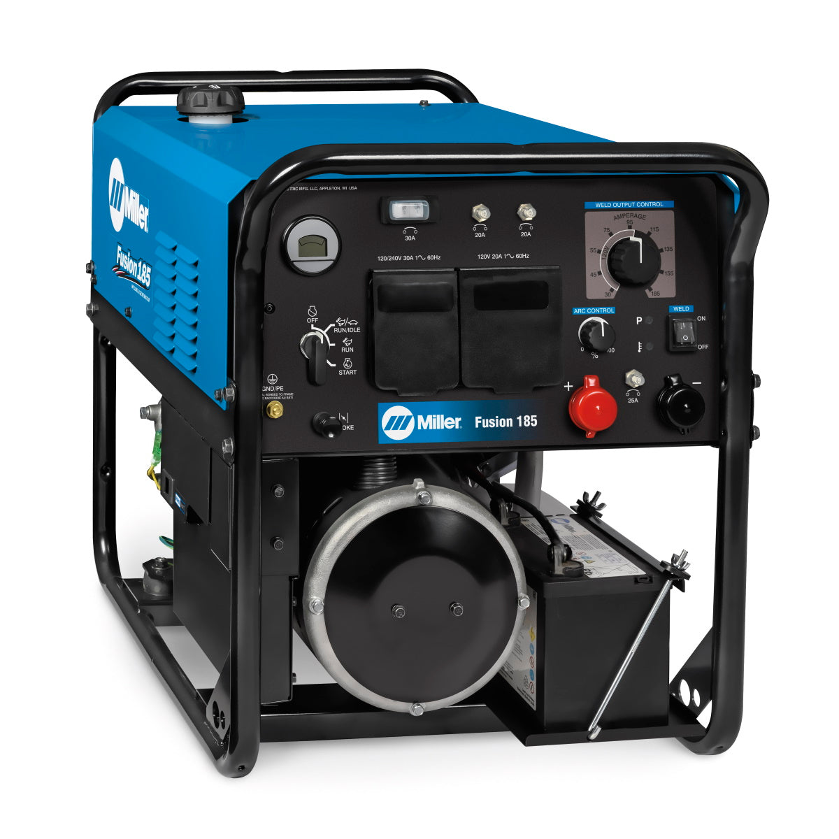 Miller Fusion 185 Welder/Generator w/Electric Start for sale (907781