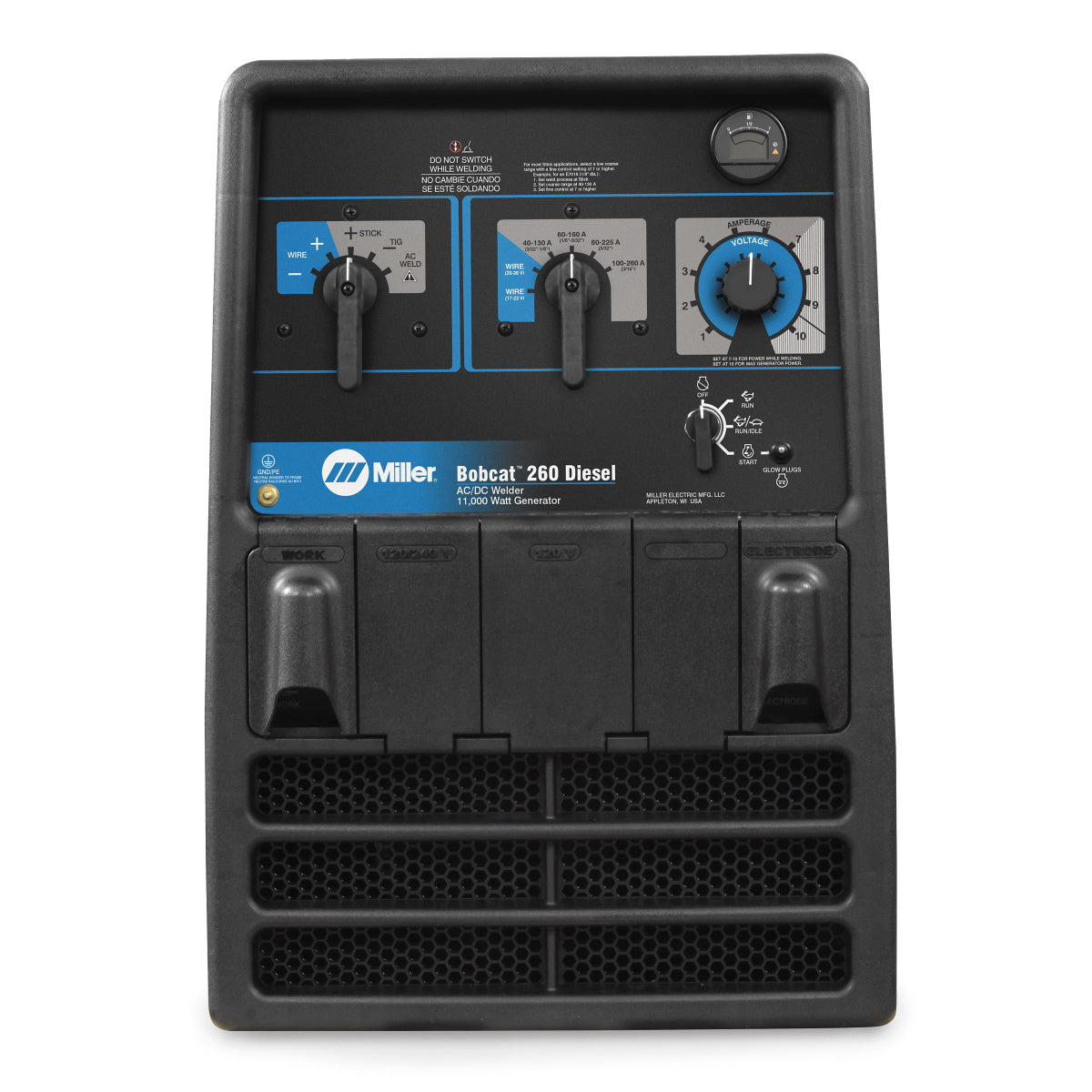 Miller Bobcat 260 Kubota Diesel Welder/Generator with GFCI and Remote Start/Stop (907790)
