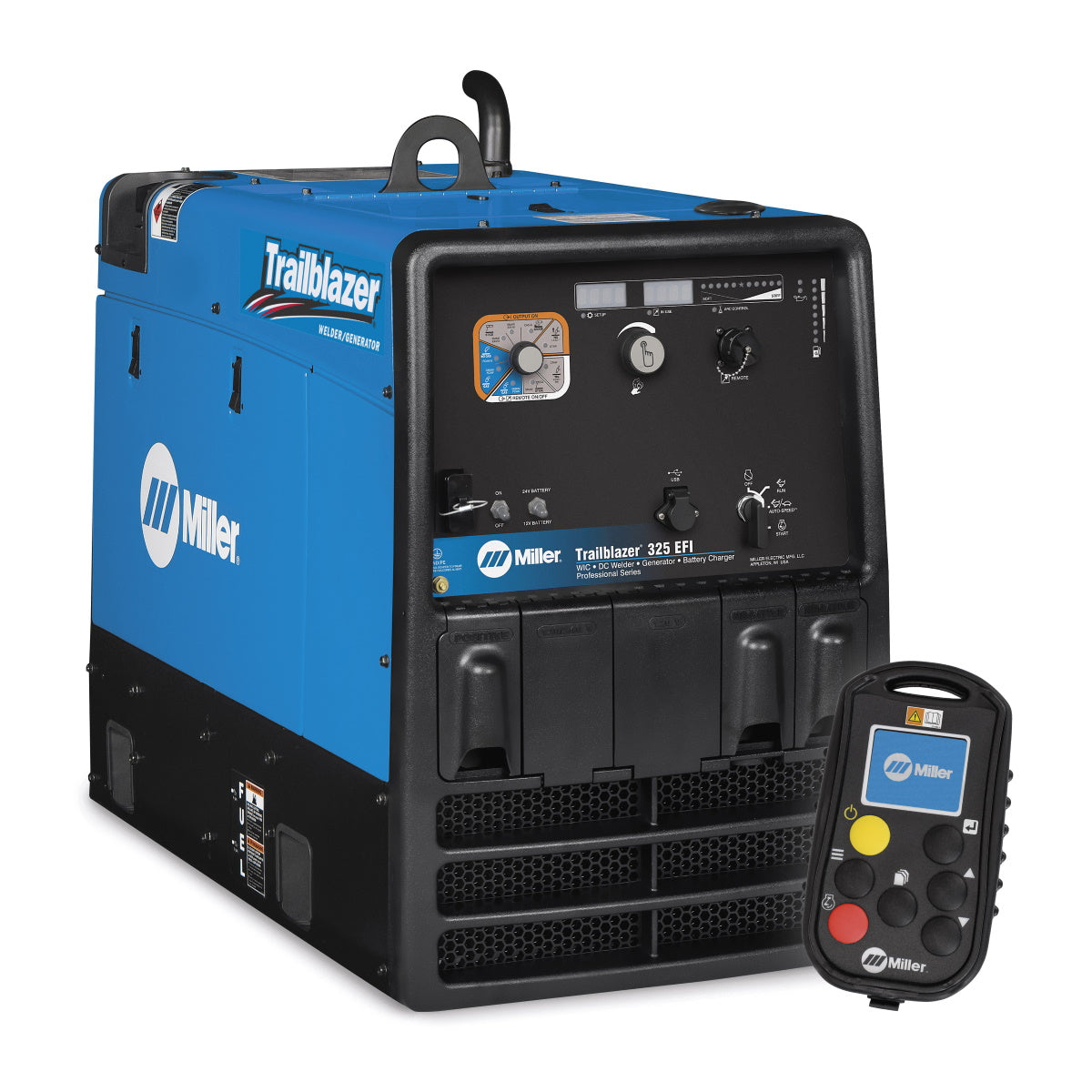 Miller Trailblazer 325 EFI Welder/Generator w/Excel Power, Battery Charge, WIC (907798005)