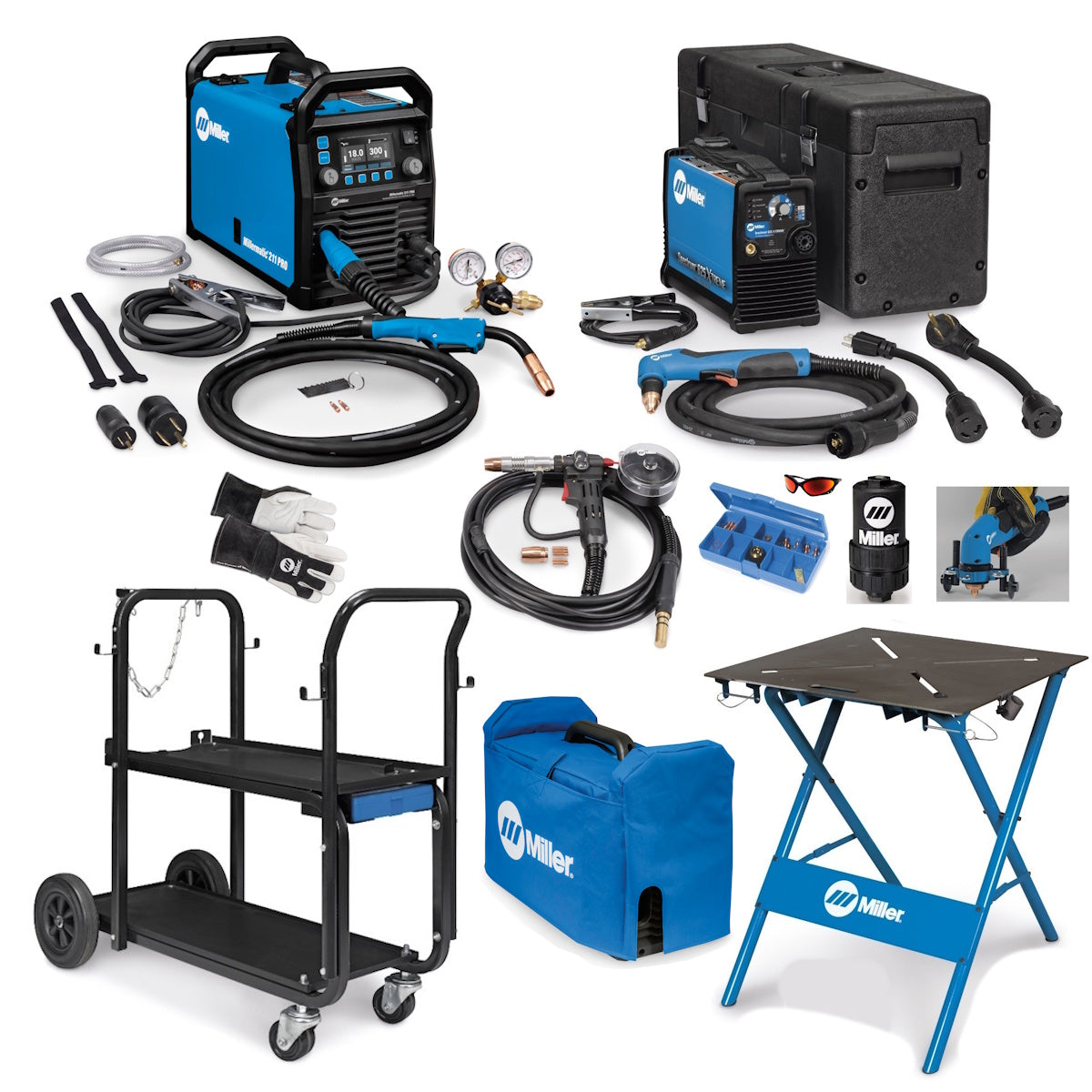 Miller Millermatic 211 PRO MIG Welder and Spectrum 625 Dream