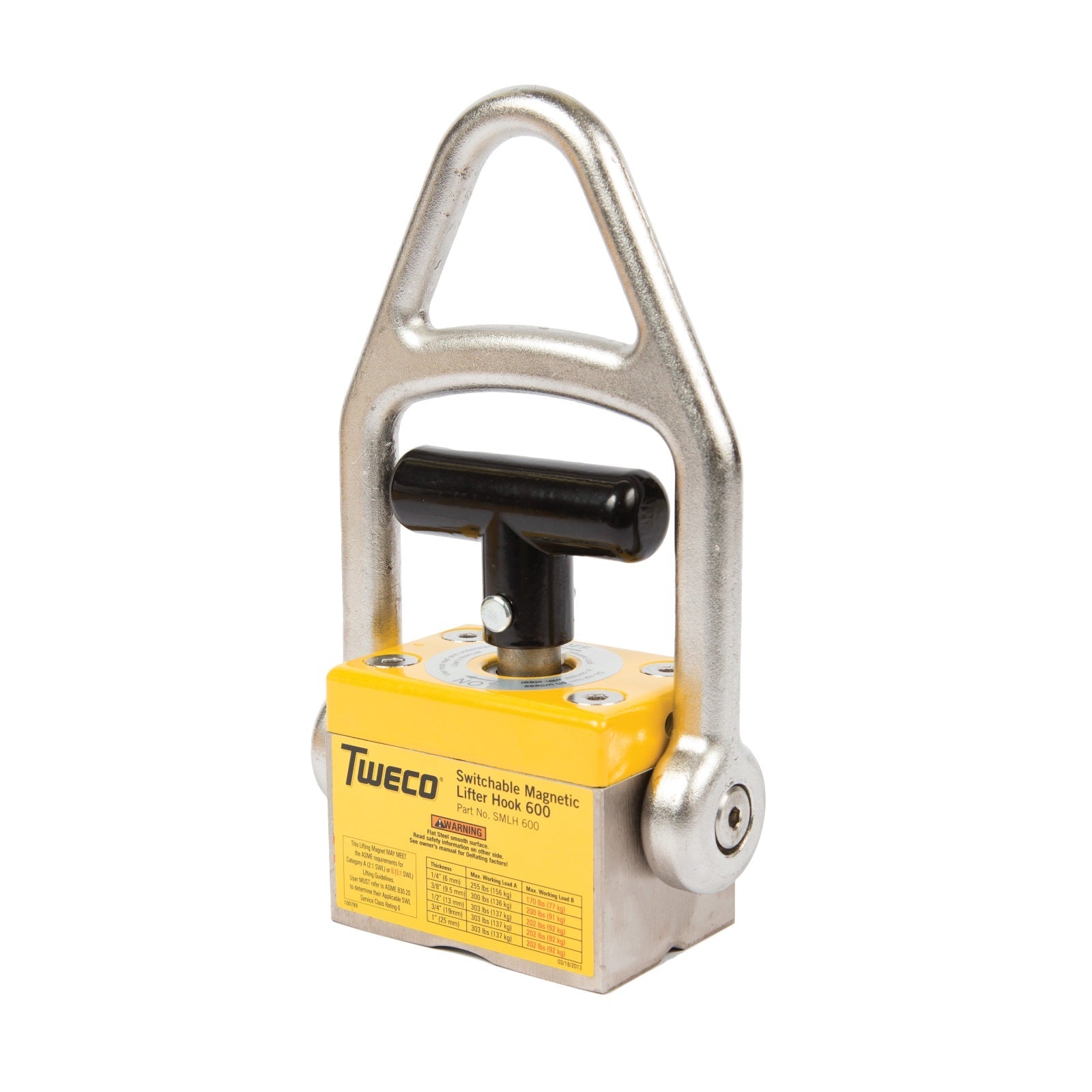 Tweco 200lb SMLH600 Magnetic Lifter Hook (9255-1066)