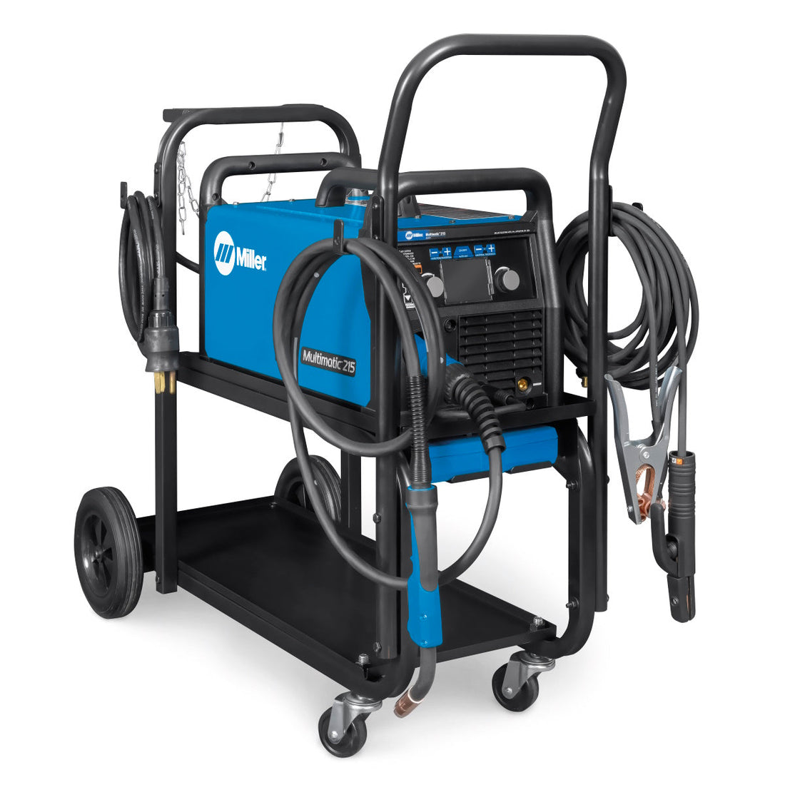 Miller Multimatic 215 Auto-Set Multiprocess Welder w/Cart for sale ...