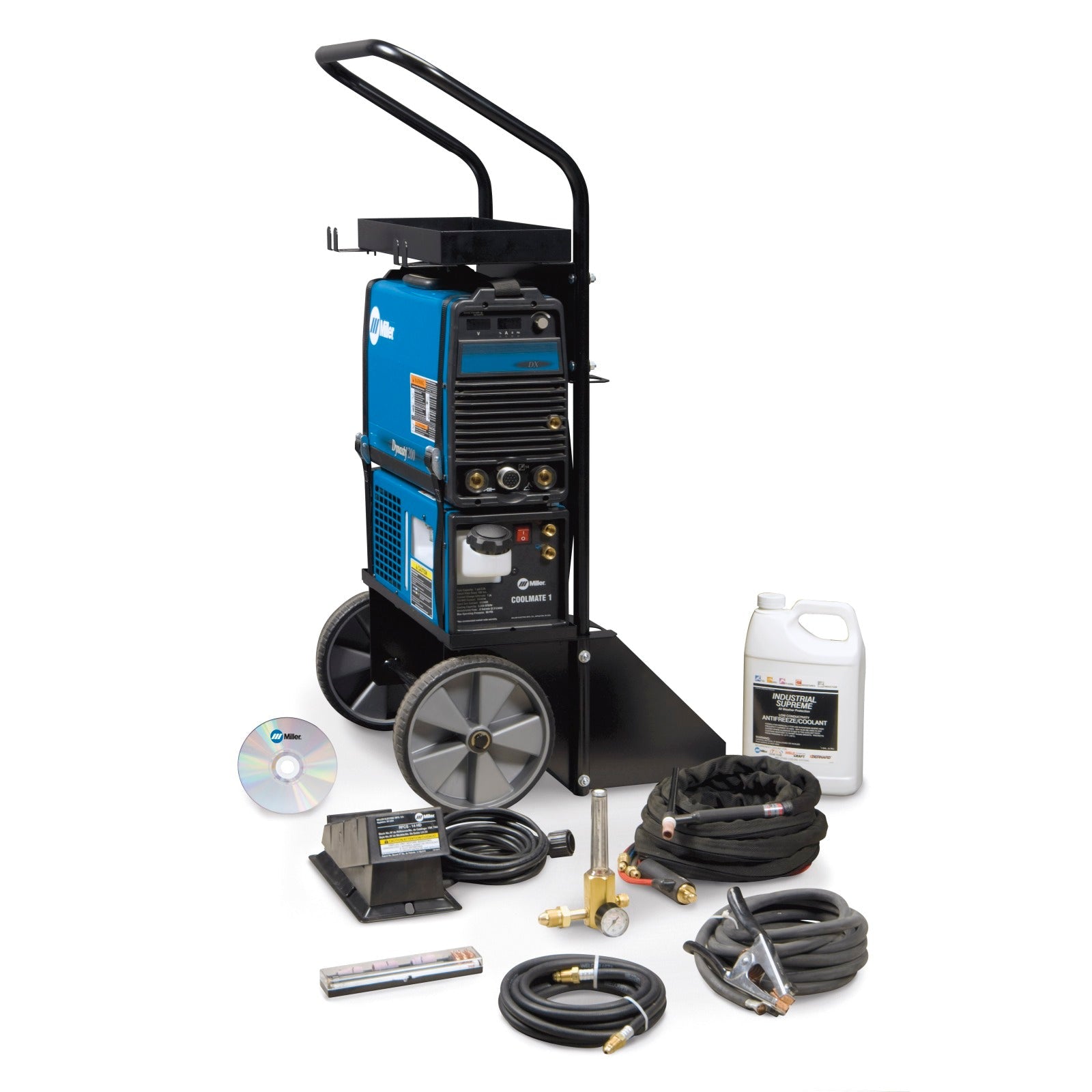 Miller Dynasty 200 DX TIG Welder and Water-Cooled Package with Foot Control (951139)