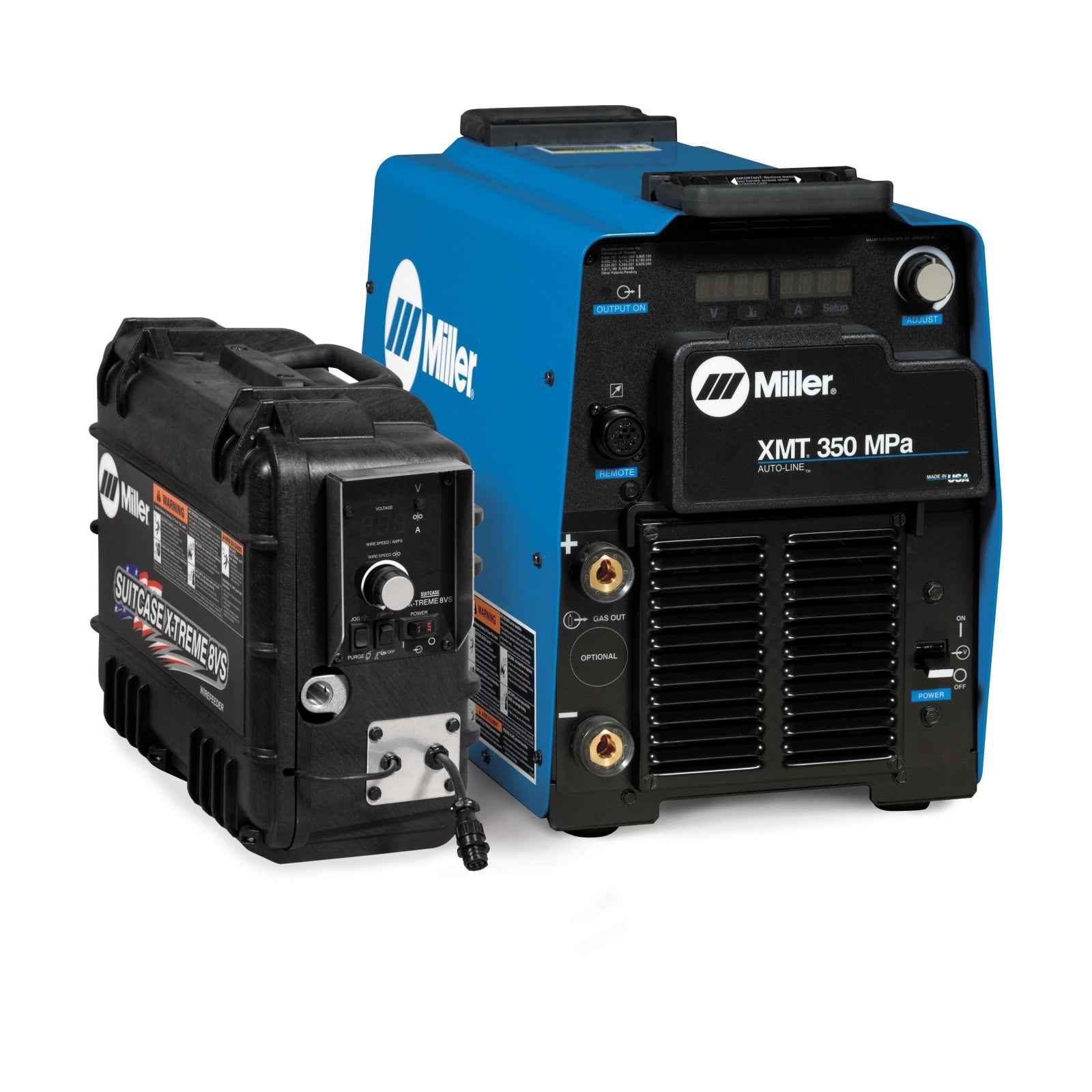 Miller XMT 350 MPa Multiprocess Welder with SuitCase X-Treme 8VS (951308)