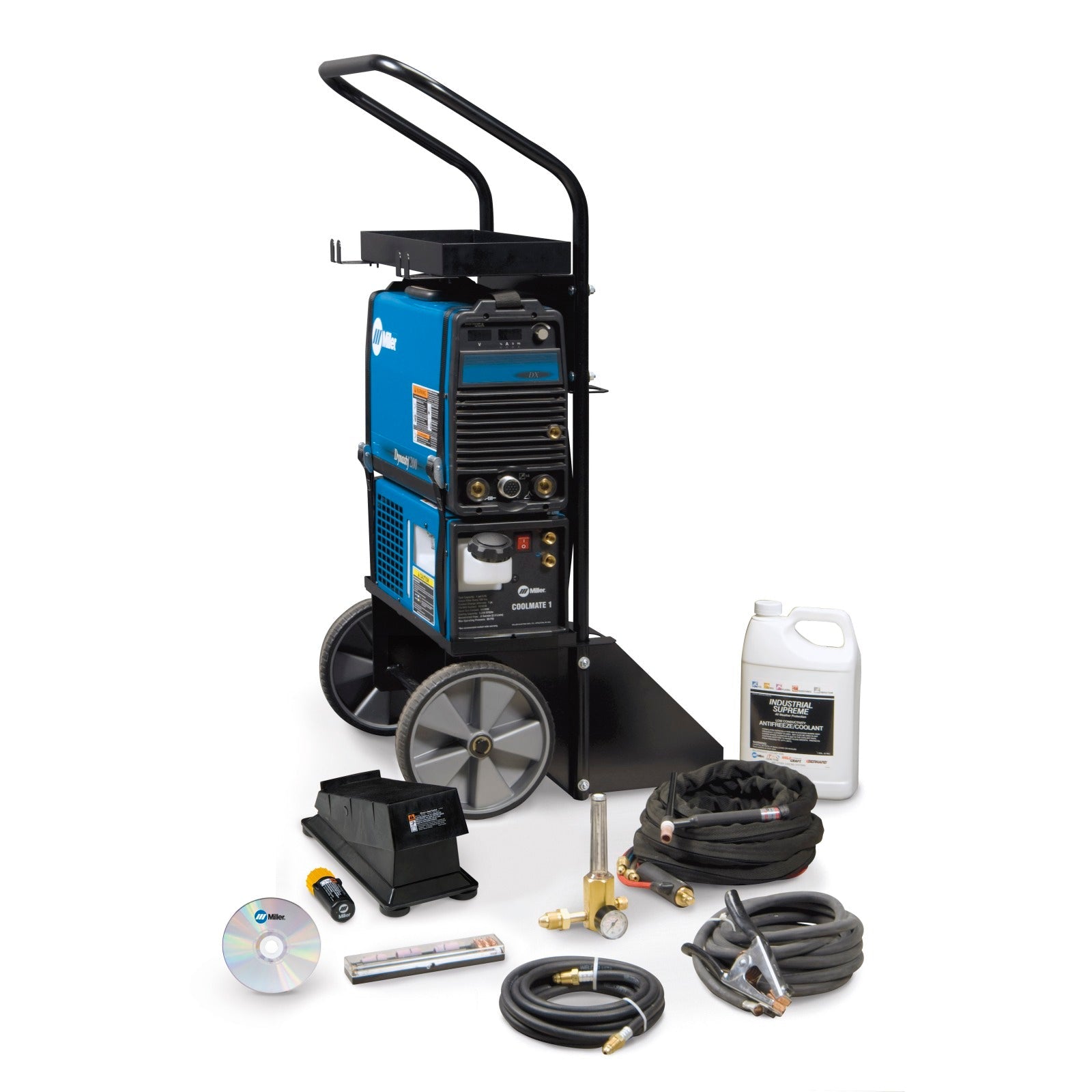Miller Dynasty 200 DX TIG Welder and Water-Cooled Package with Wireless Foot Control (951397)