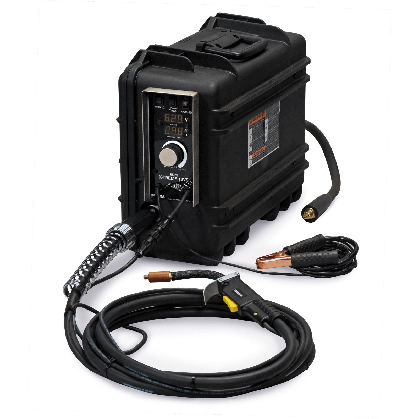 Miller SuitCase XTreme 12VS with Bernard DuraFlux Gun and Meters for
