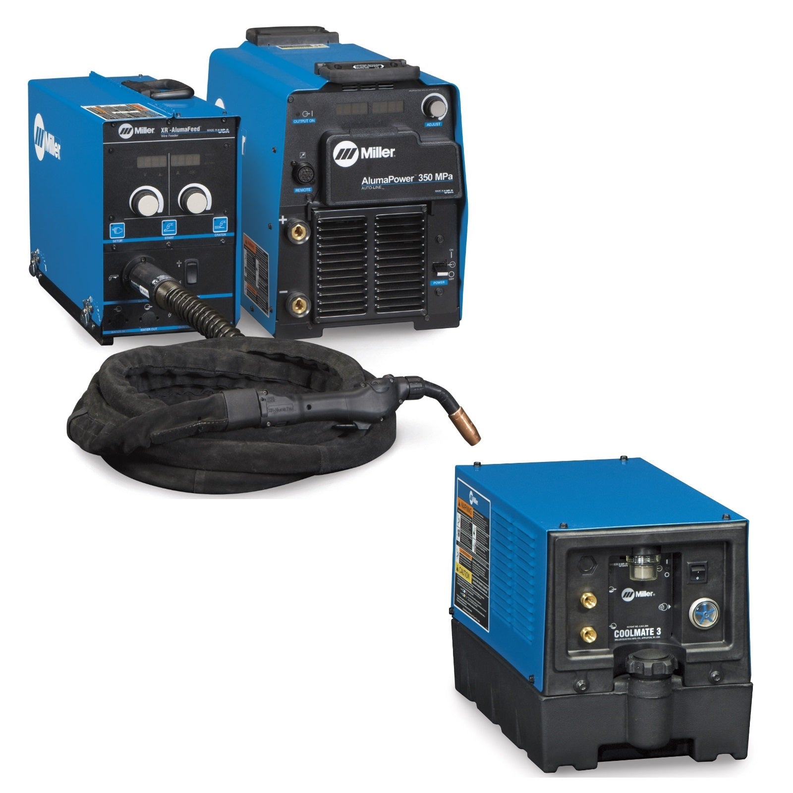 Miller AlumaPower 350 MPa MIG Welder with Aux Power, and Accessory Package (951551)