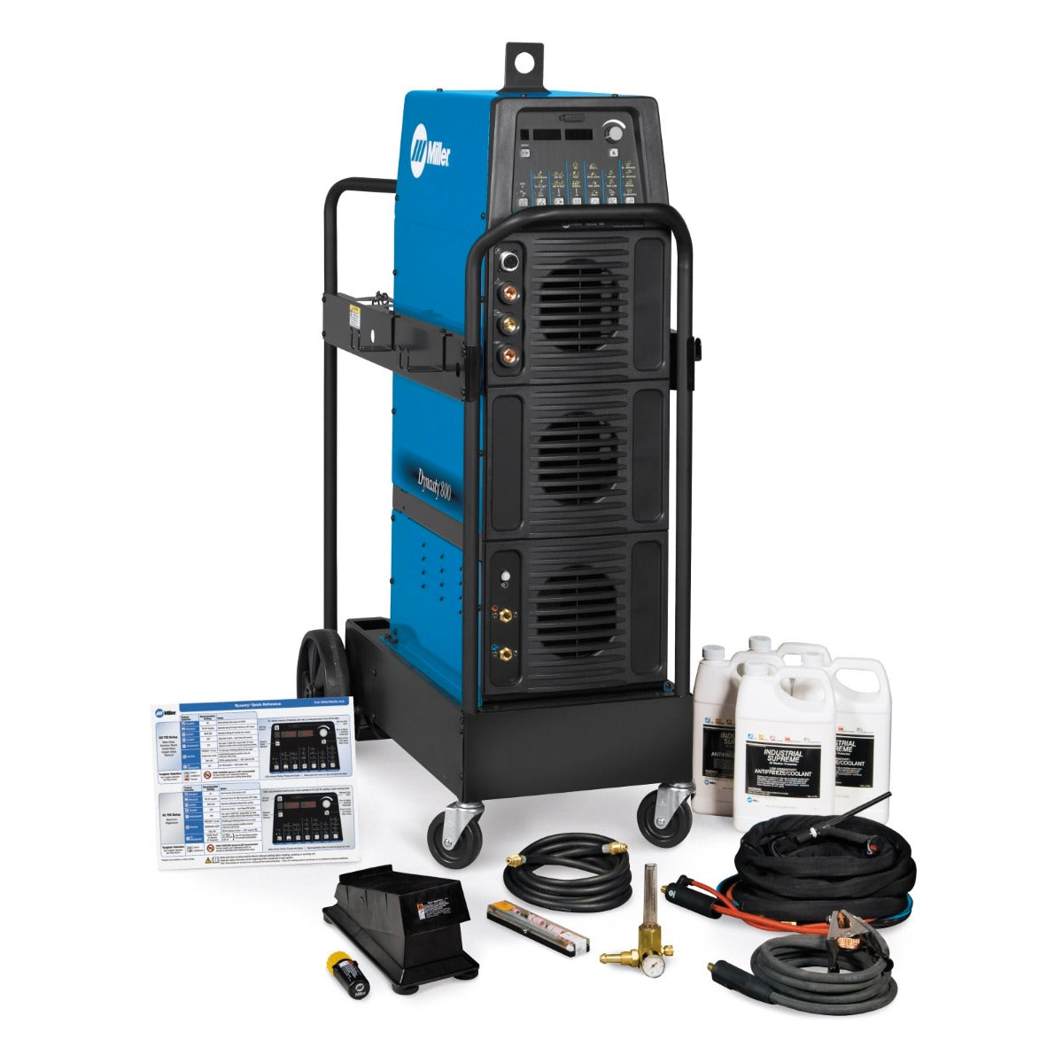 Miller Dynasty 800 TIG Welder and Water-Cooled Package with Wireless Foot Control (951697)