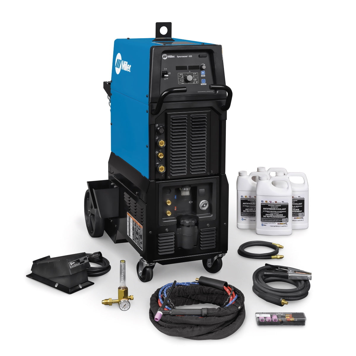 Miller Syncrowave 400 AC/DC TIG and Stick Welder Complete w/Wired Foot Control (951000004)