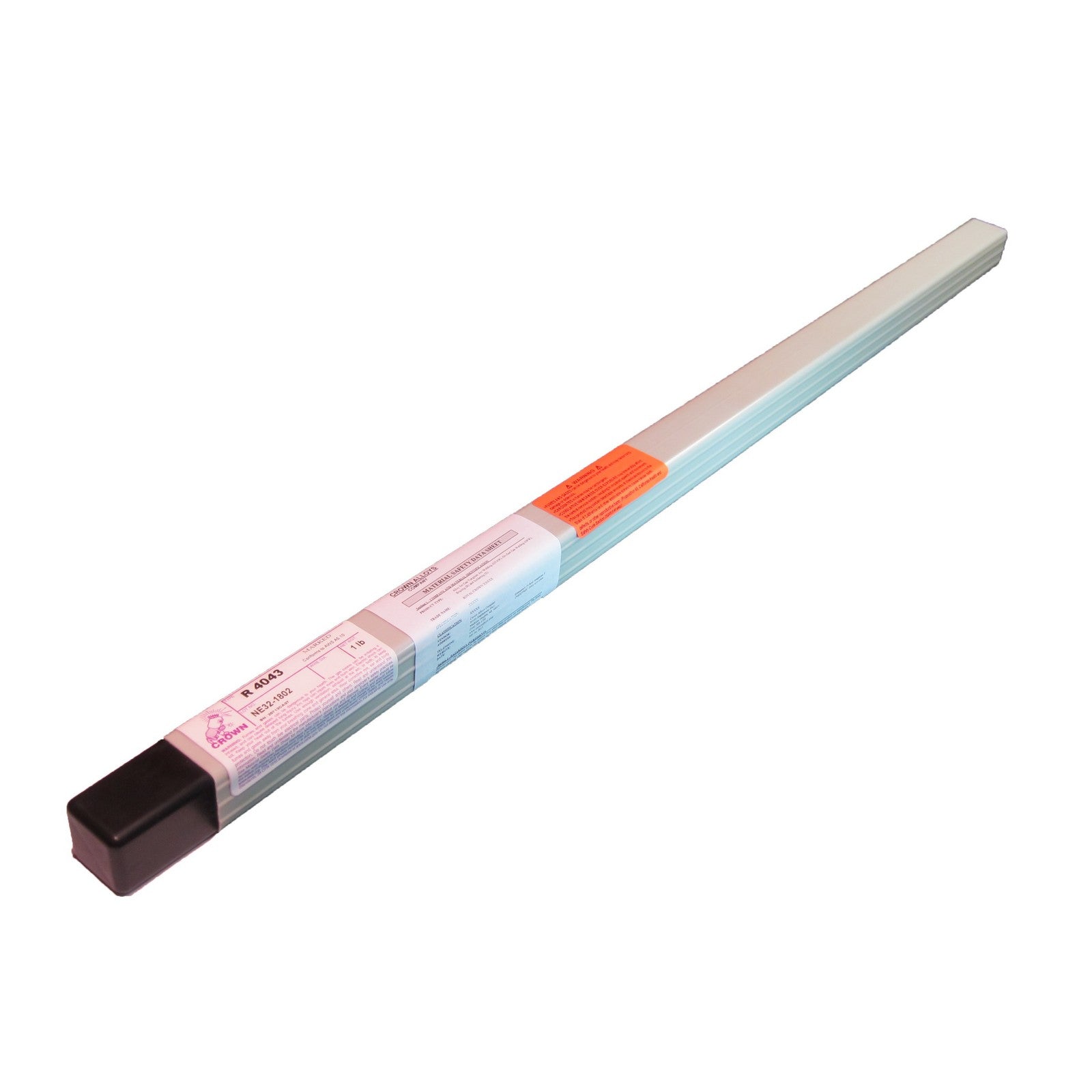 Crown Alloy 1/8 x 36" R 4043 BR.PKG. Aluminum TIG 1 lb TUBE (AT4043/TO-BP)