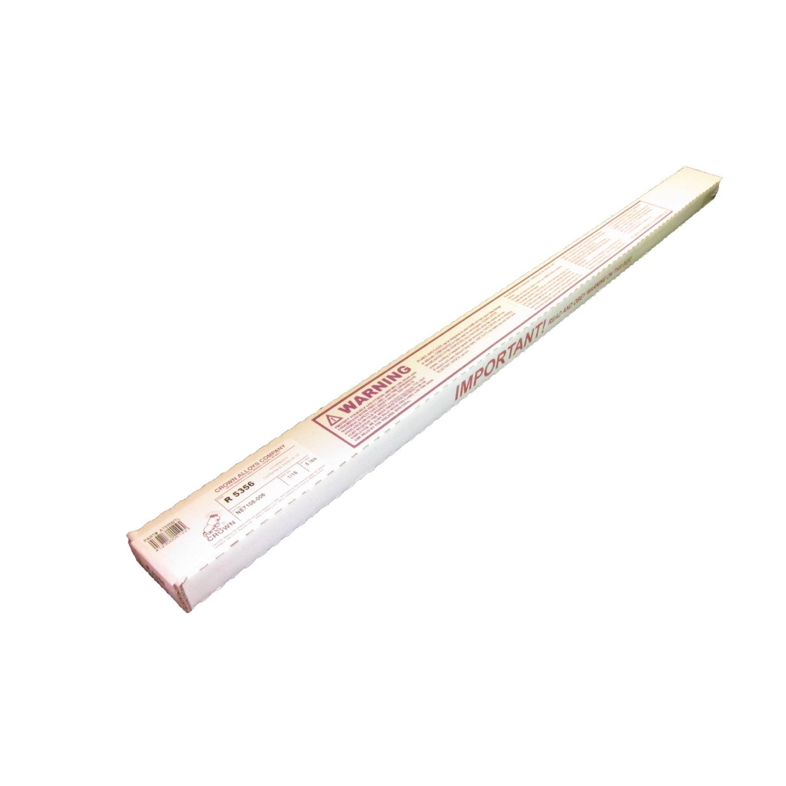 Crown Alloy 1/16 x 36" R 5356 Aluminum TIG 5 lb BOX (AT5356/TL)