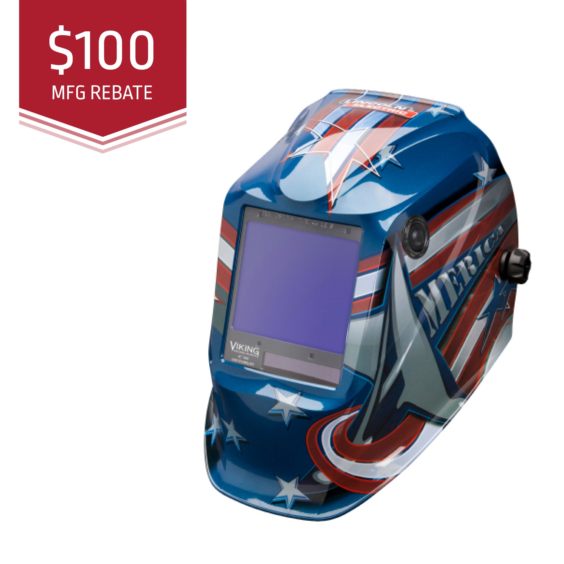 Lincoln Viking 3350 Auto Darkening Welding Helmet - Superior
