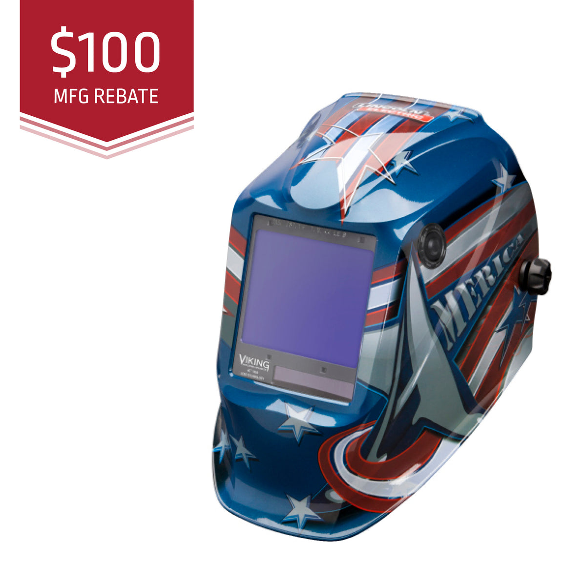 Lincoln Viking 3350 Auto Darkening Welding Helmet - Superior