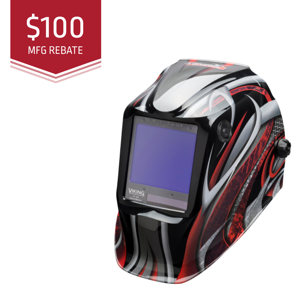 ミッコ Lincoln Viking Twisted Metal Auto Darkening Welding Helmet
