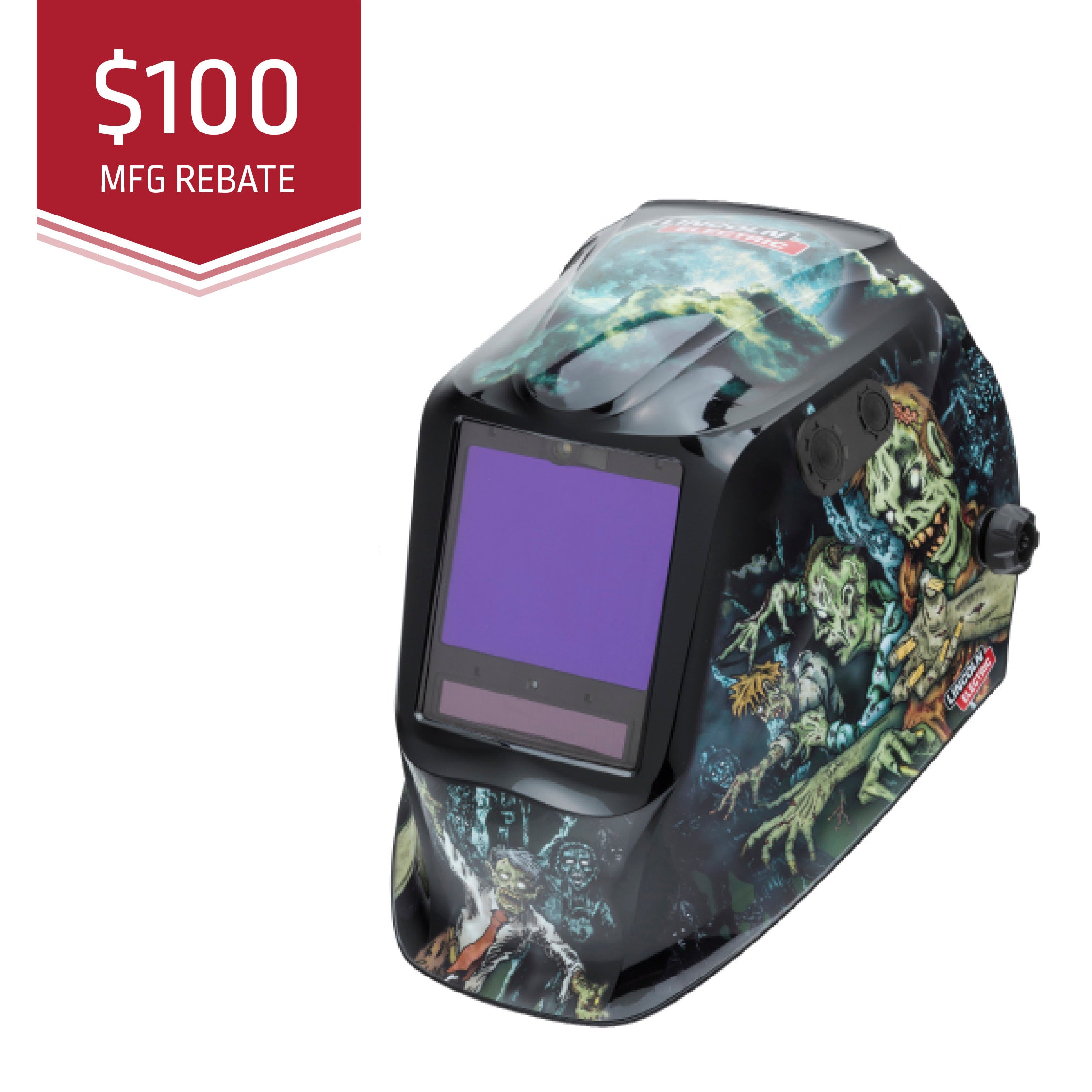 Lincoln Viking 3350 ADV Series Zombie Welding Helmet for Sale