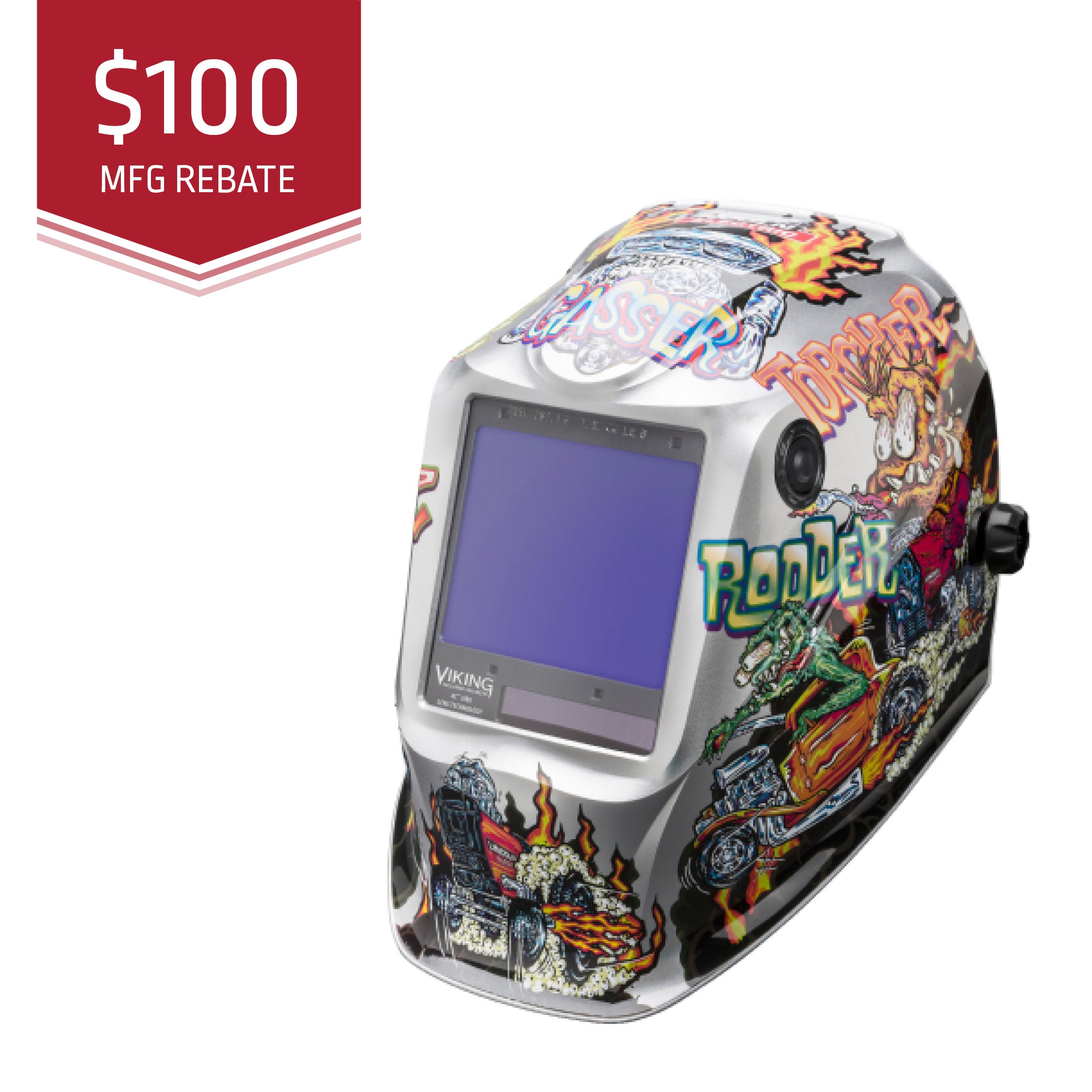 Lincoln Viking 3350 Series Hot Rodders Welding Helmet