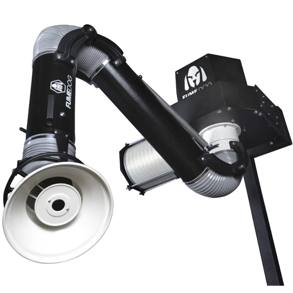 Fume Dog 1200 CFM Wall Mounted Fume Extractor w/Filter (Bulldog-FILT)