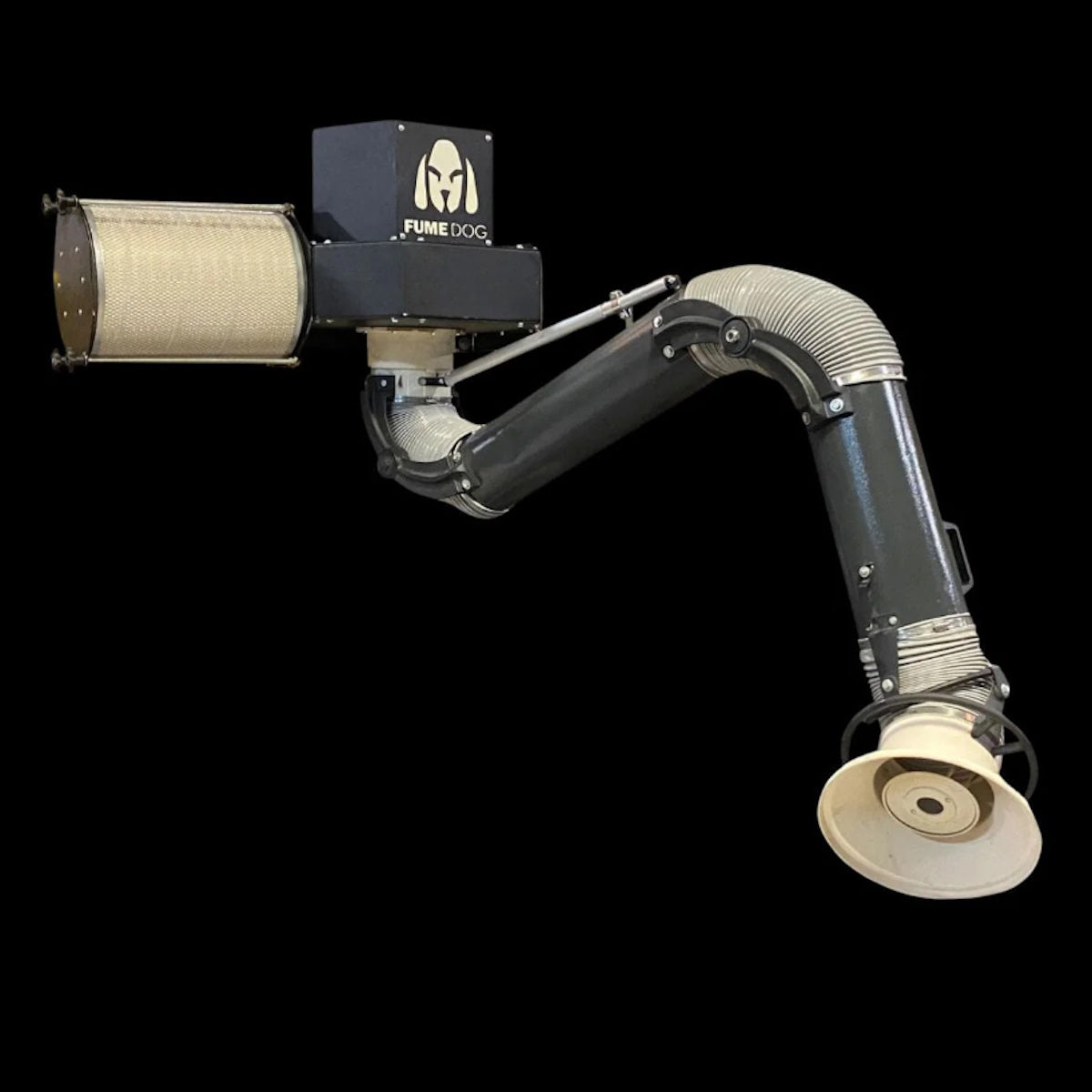 Fume Dog 1200 CFM Wall Mounted Fume Extractor w/Filter (Bulldog-FILT)