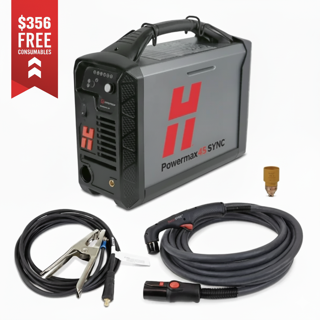Hypertherm Powermax 45 SYNC Plasma Cutter with 20ft Hand Torch (088560)
