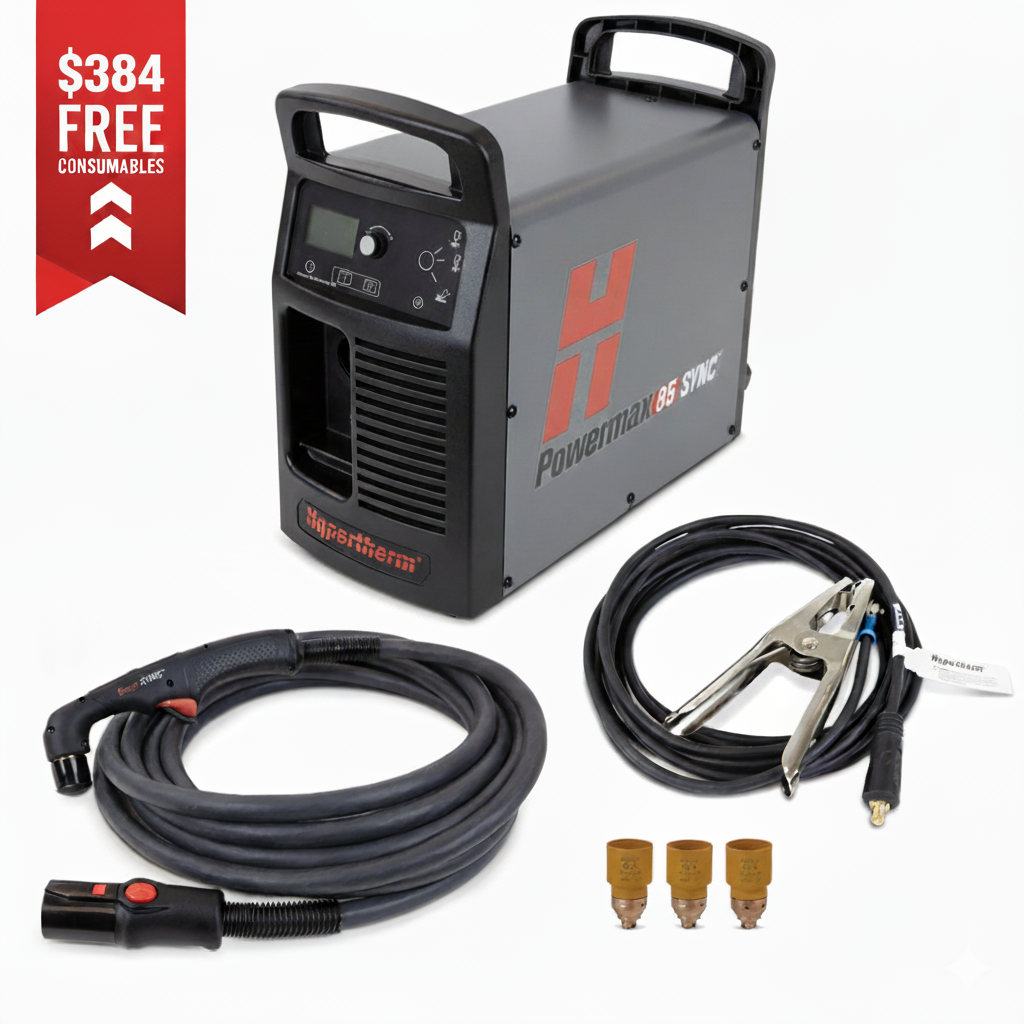 Hypertherm Powermax 85 Sync Plasma Cutter w/25ft Hand Torch (087183)