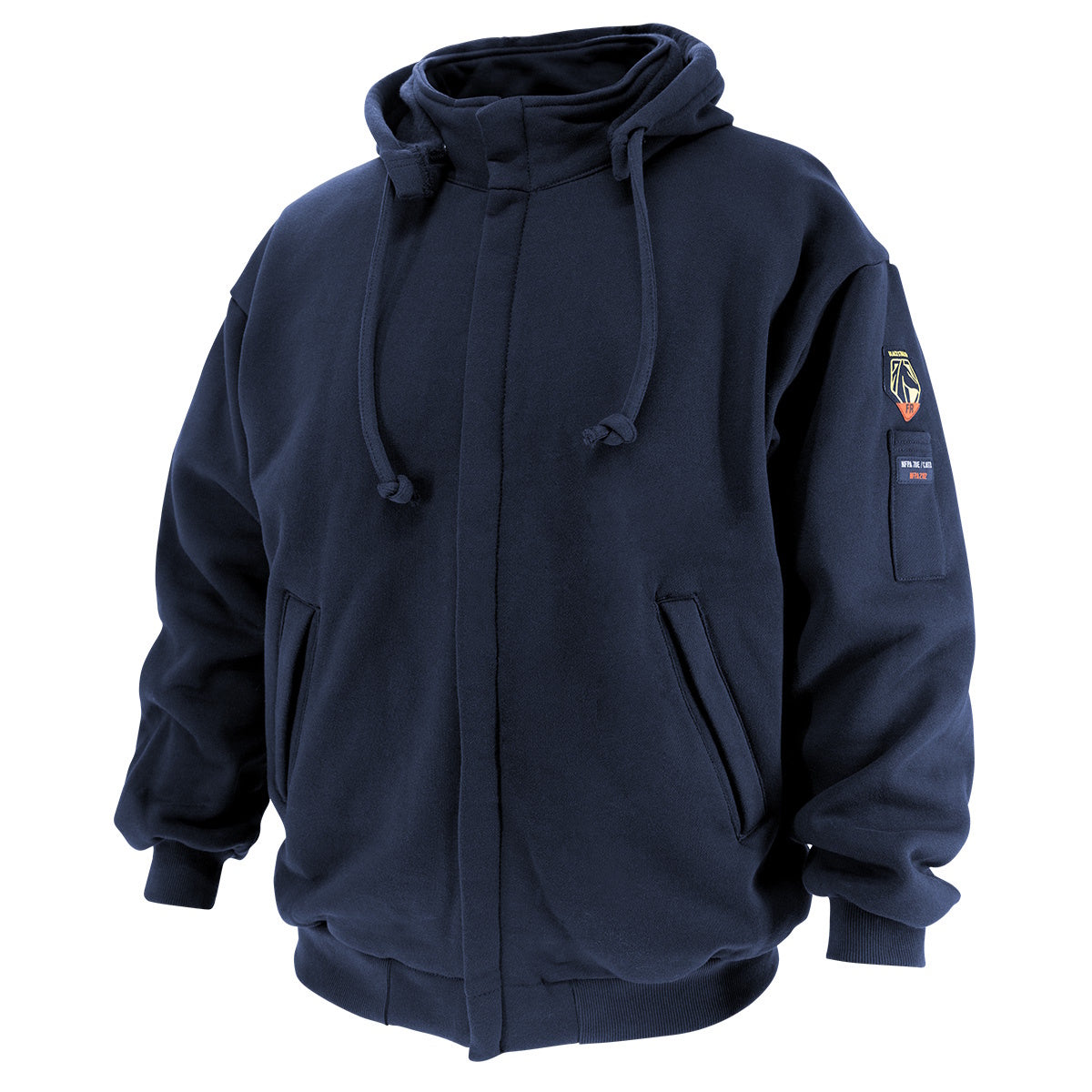 Revco Black Stallion 9oz Navy Full-Zip FR Hooded Sweatshirt (JF1331-NV)