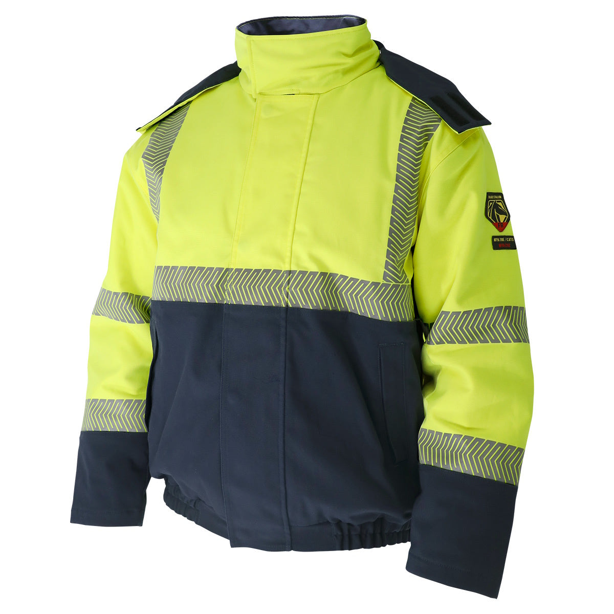 Revco Black Stallion Hi-Vis Class 3 AR/FR Canvas Duck Insulated Bomber Jacket (JF5030-HB)