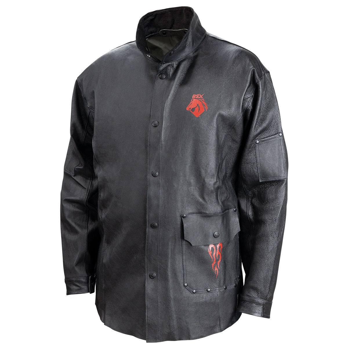Revco Black Stallion BSX Contoured Leather Welding Jacket (JL2035-BK)