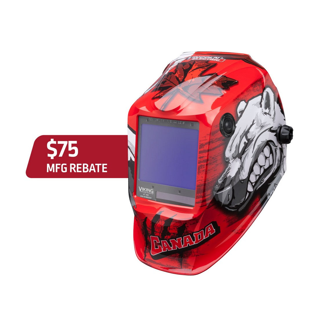 Lincoln Viking 3350 Polar Arc Welding Helmet for sale (K32554)