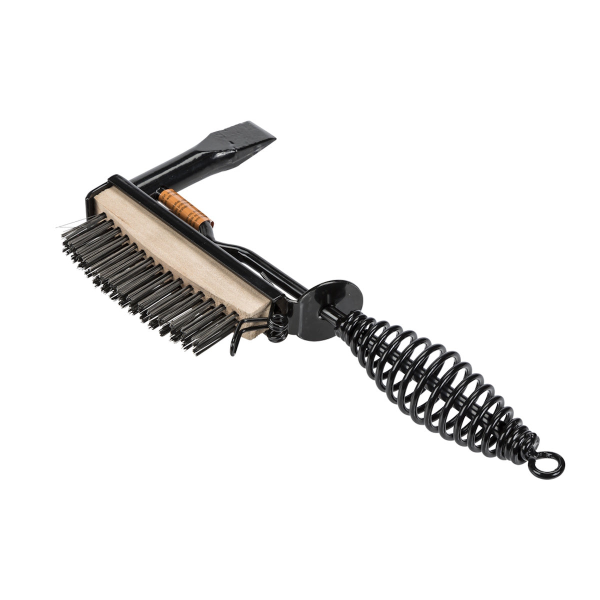 Lincoln Chipping Hammer and Wire Brush Combo K4021-1, ideal for clearing welding slag; compact, durable design.