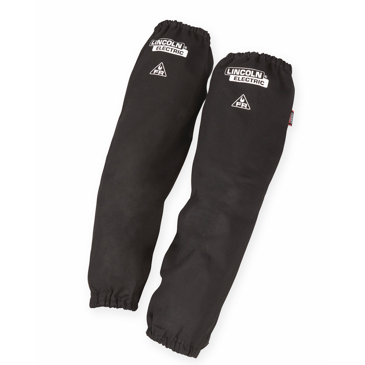 Lincoln 21 Inch Traditional FR Welding Sleeves K4827-ALL, black protective sleeves from Lincoln with elastic at both ends.