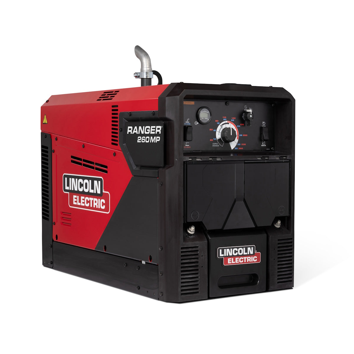 Lincoln Ranger 260MP Engine Driven Welder K5937-1, red and black, labeled, visible control panel.