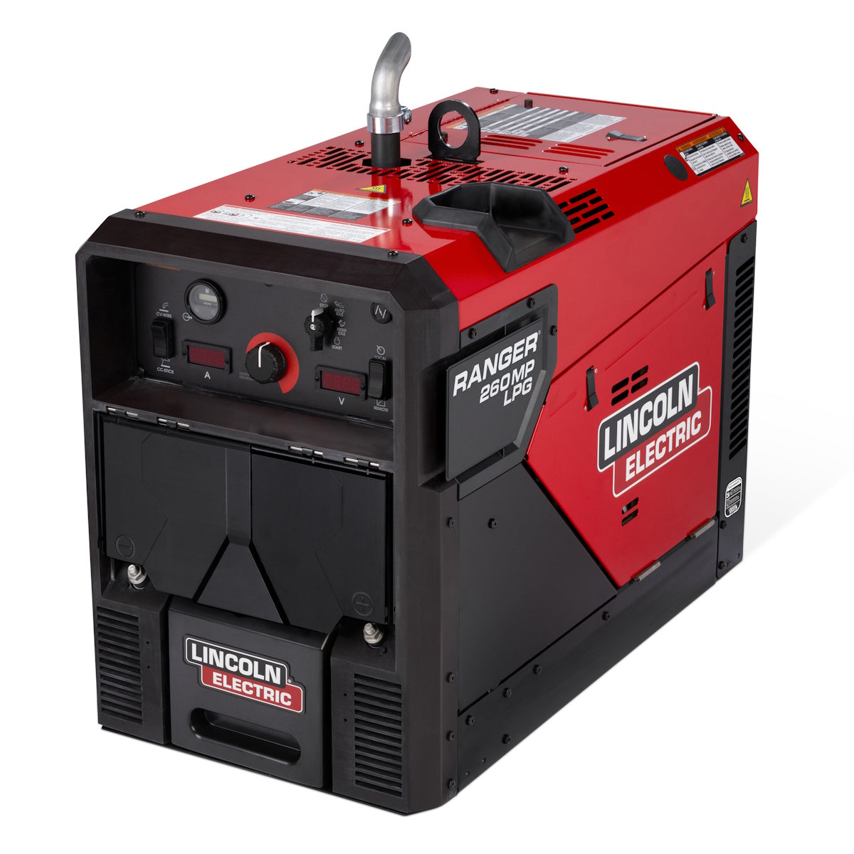 Lincoln Ranger 260MP LPG Engine Welder K5939-1, red/black, control panels visible.