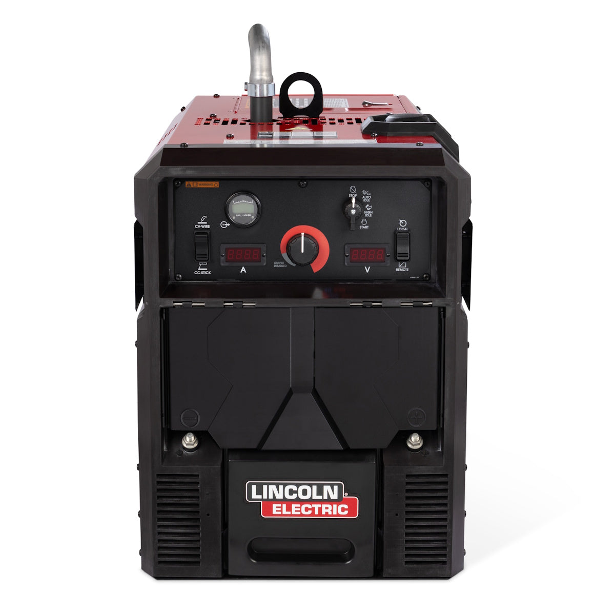 Lincoln Ranger 330MP Engine Driven Welder K6005-1, front facing control panel and gauges.